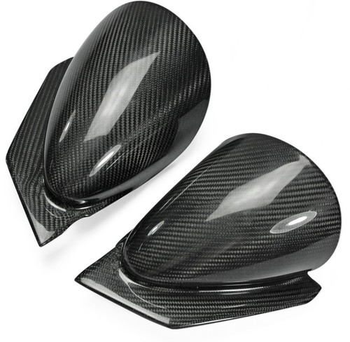 Real carbon fiber - carbon, mirror