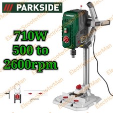 Parkside 710W Bench Pillar Drill Press with Electronic Speed Control