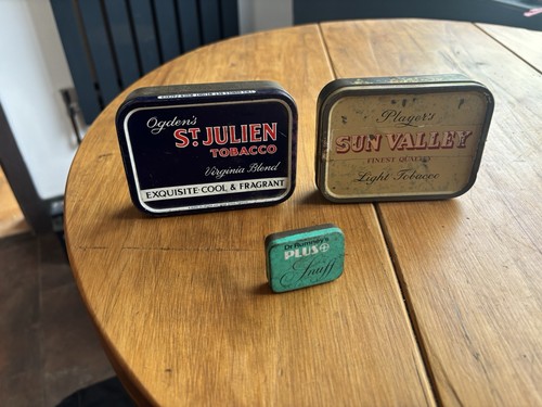 Antique tobacco tins snuff - antique,