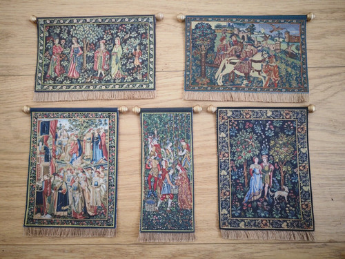 Fringed wall hanging - wall,