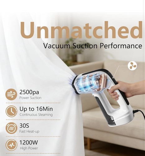 Suction handheld garment - handheld,