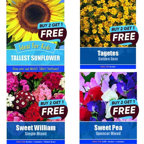 Flower seeds grow - your, own