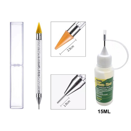Nail art dual ended rhinestone - nail,