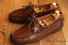 Sebago Tan Brown Leather  Boat