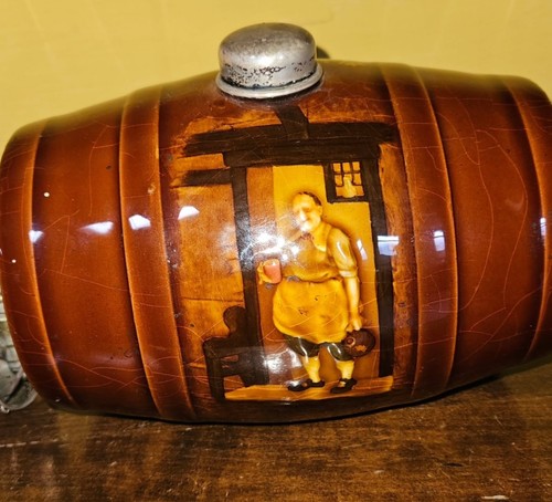 Royal doulton kingsware barrel - doulton,