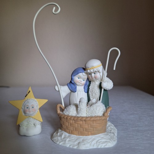 Snow babies nativity - babies, a