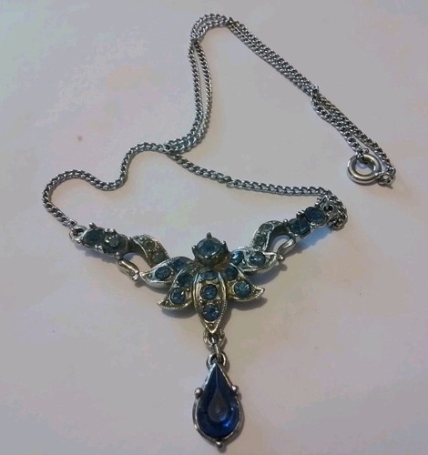 Vintage white metal - metal, chain