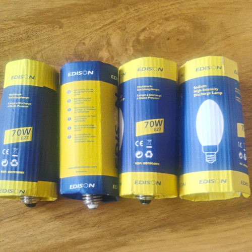 4xedison high pressure sodium - pressure,