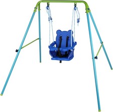 HLC Baby Toddler Indoor Outdoor Swing Set for Garden,Folding Swing for Toddler 