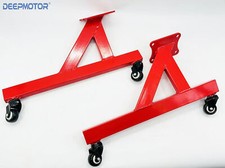 Deepmotor Engine Storage Stand w/ Casters for Chevy LS1 LS2 LS3 LS6 Red