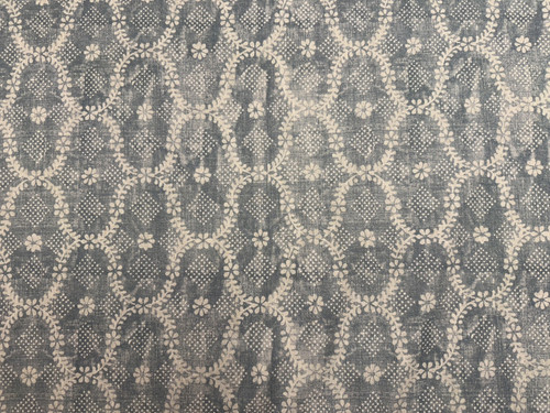 Chinon trellis linen fabric - ,