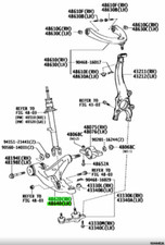 OEM ARM FRONT SUSPENSION LOWER R&L SET Lexus IS300H/IS300 IS250 IS200T ASE30