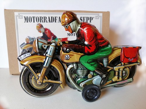 Motorcyclist sepp model - "sepp", (model