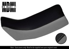 FITS YAMAHA DT 125 LC 81-88 DUAL CUSTOM VINYL SEAT COVER BLACK & GREY