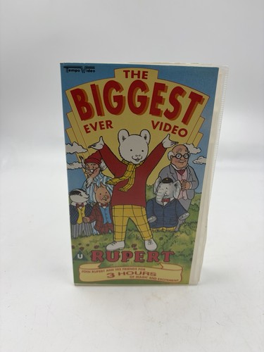 Rupert the biggest ever vhs - rupert,