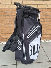 Cobra Ultra Dry Waterproof Carry Stand Golf Bag * 5-Way * Black/White * VGC