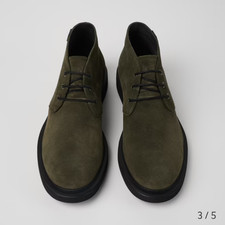 Camper men olive green suede - men's,