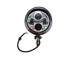 Chrome Steel LED Motorcycle