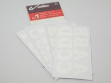 Vinyl Alphabet Letters - White