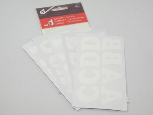 Vinyl alphabet letters white - alphabet,