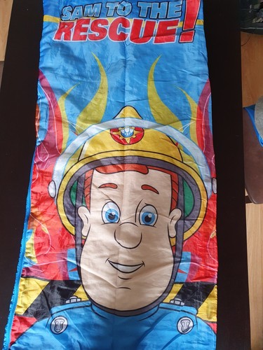 Fireman sam kids sleeping bag - fireman,