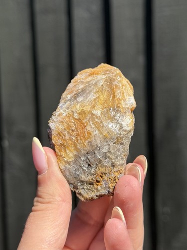 Rare blue john - fluorite, raw