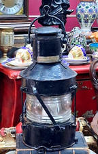 Telford Grier Mackey & Co / Ship's Lantern / 199 Model / Anchor Patt / 1941