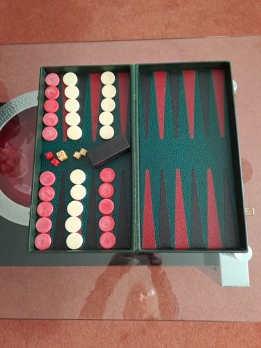 Vintage backgammon set - vintage,