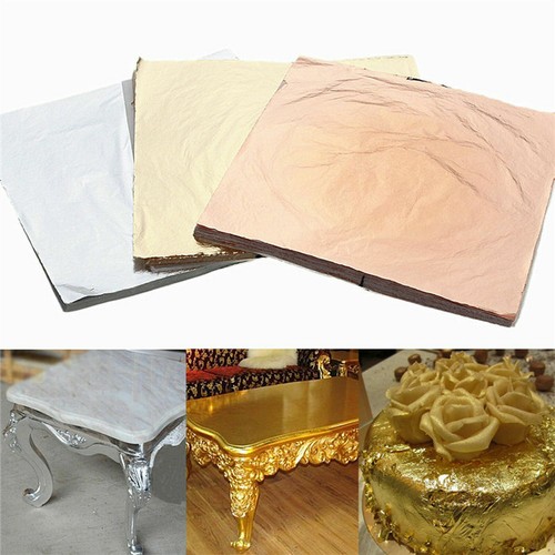 Gold silver bronze leaf foil - gold,