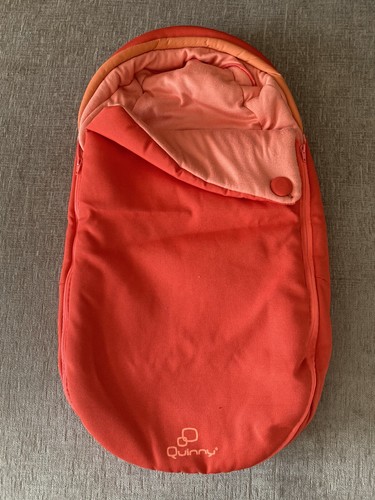 Quinny moodf footmuff red pink - footmuff, red/pink