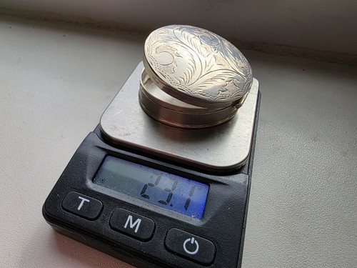 23g solid silver 925 - 925, pillbox