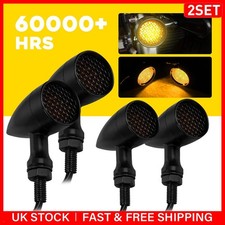 Black 12V 10mm LED Turn Signal