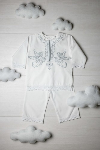 Baby boy white - baby, silver