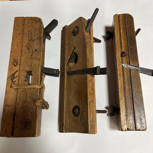 Japanese kanna plane - set, 3pcs