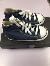 Converse Infant Chuck Taylor All Stars Navy Hi Top Sneakers Size 9