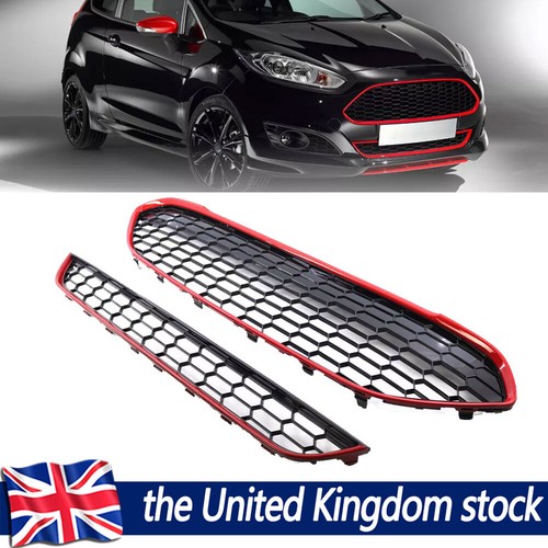 Honeycomb front bumper grilles - front,