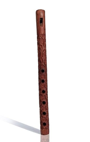Wooden flute basuri hand - flute,