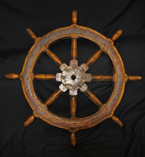 ORIGINAL EARLY Ships Wheel