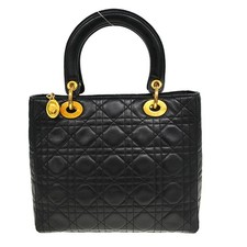 Christian Dior Black Lambskin
