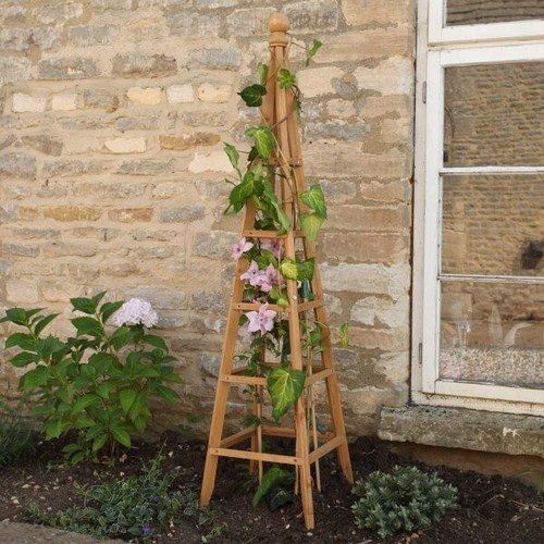 Wooden garden obelisk - 1.5m,
