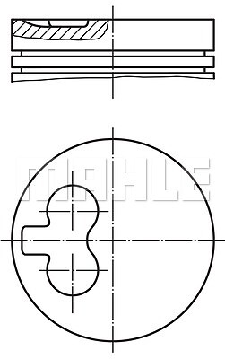 039 mahle piston for - 039, 24
