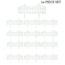 White Garden Border Picket