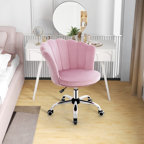 Velvet petal shell chair - velvet,