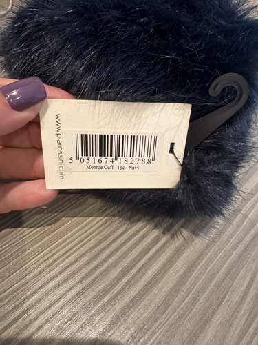 Faux fur wrist cuff - , by