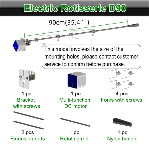 Bbq grill rotisserie kit - grill,
