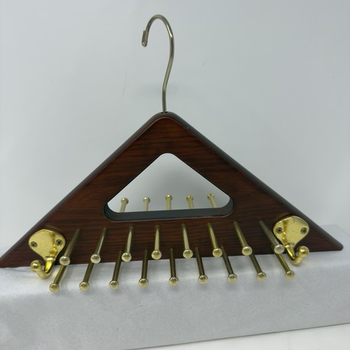 Wood brass multi tie belt - &,