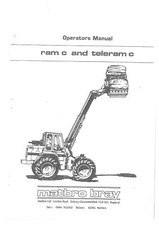 Matbro Telehandler Ram C & Teleram C Operators Manual