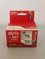 Colour Ink Cartridge Epson Stylus C62 - CX3200 Inkrite E-041 ~ FREEPOST UK ✅