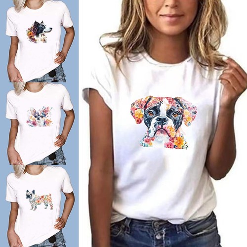 Dog pattern short sleeve - pattern,