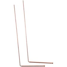 2PCS Pure Copper Dowsing rods 99.9% Copper Divining Rods  Ghost Hunting